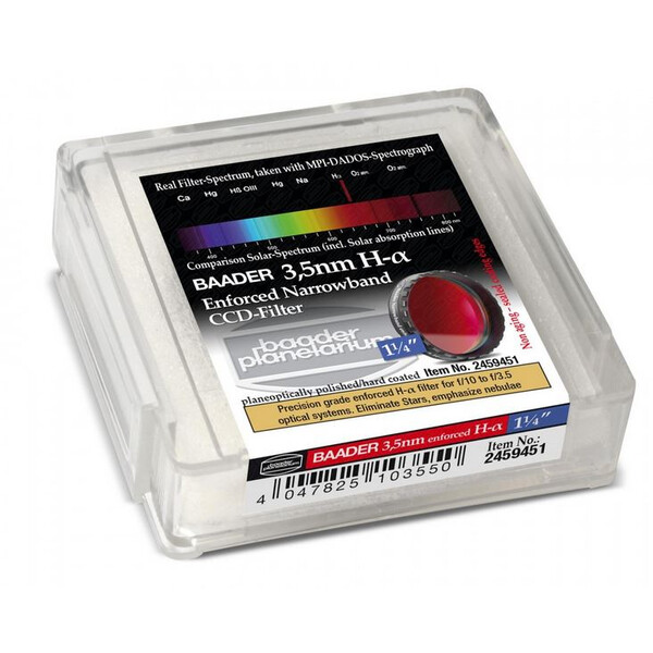 Baader Filtro Ultra-Narrowband 3.5nm H-alpha CCD-Filter 1,25"