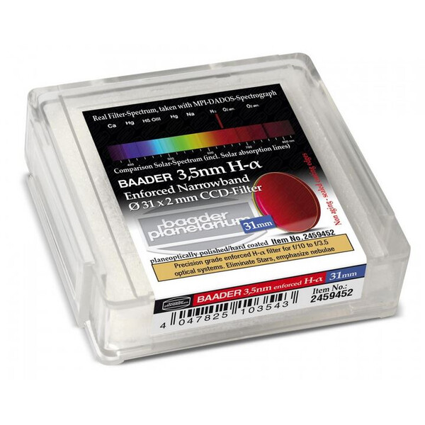 Baader Filtro H-alpha Ultra-Narrowband 3,5 nm 31 mm