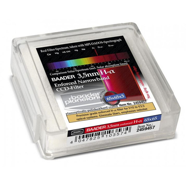 Baader Filtro H-alpha Ultra-Narrowband 3,5nm 65x65mm