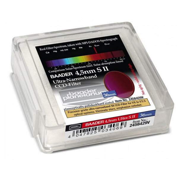 Baader Filtro S II Ultra-Narrowband 4,5nm 36mm