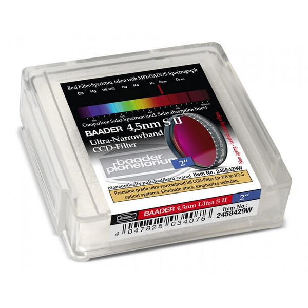 Baader Filtro S II Ultra-Narrowband da 4,5 nm 2".