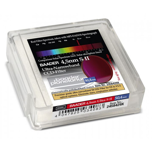 Baader Filtro Ultra-Narrowband 4.5nm S II CCD-Filter 50,4mm