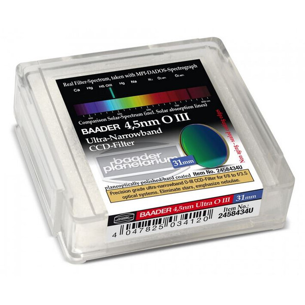 Baader Filtro OIII Ultra-Narrowband 4,5nm 31mm