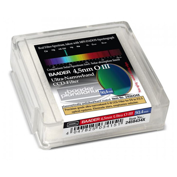 Baader Filtro OIII Ultra-Narrowband 4.5nm 50.4mm