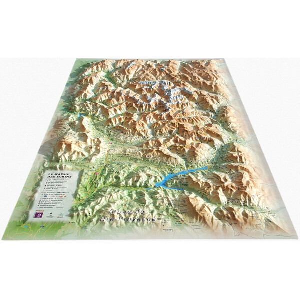 3Dmap Mappa Regionale Le Massif des Ecrins
