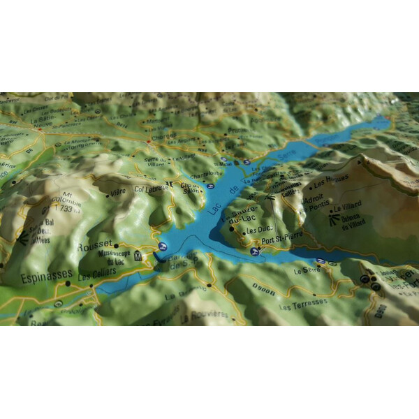 3Dmap Mappa Regionale Le Massif des Ecrins