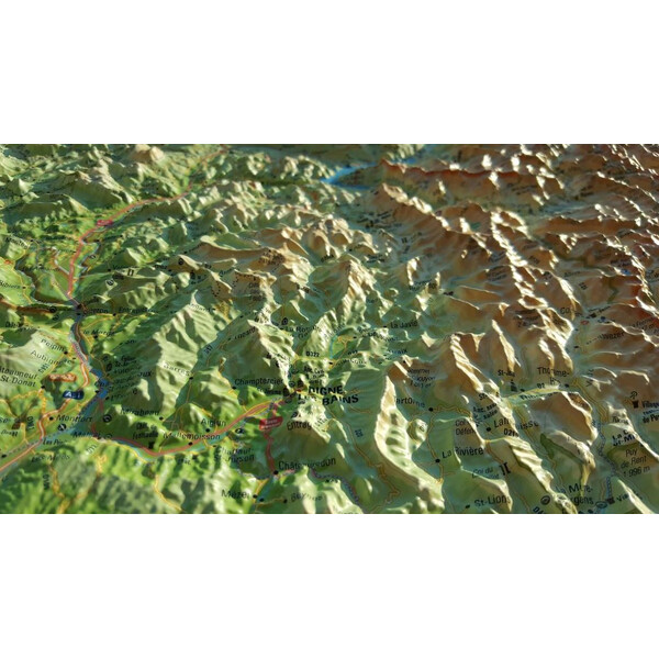 3Dmap Mappa Regionale Les Alpes-de-Hautes- Provence