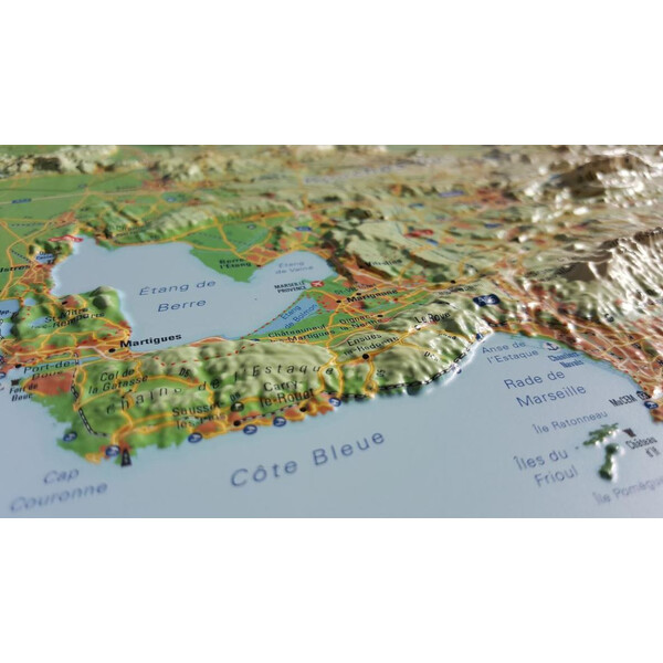 3Dmap Mappa Regionale Les Massifs de Provence