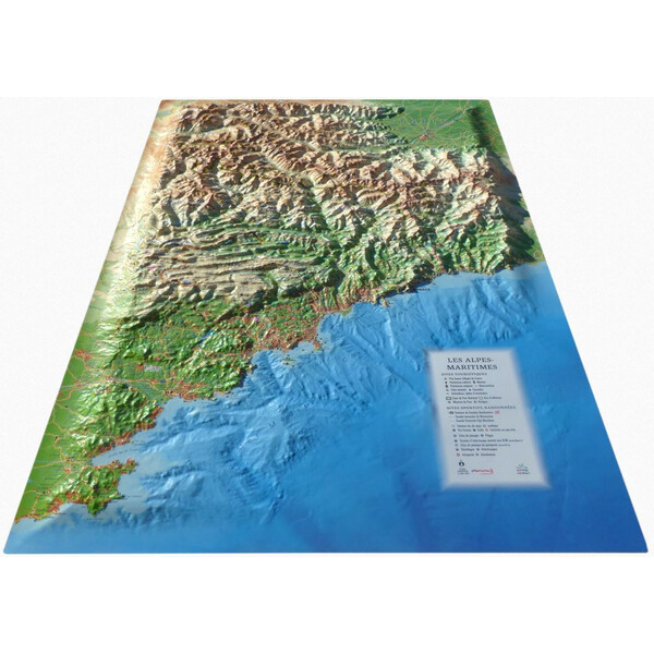 3Dmap Mappa Regionale Les Alpes Maritimes