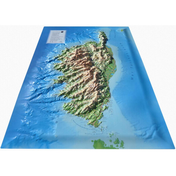 3Dmap Mappa Regionale La Corse