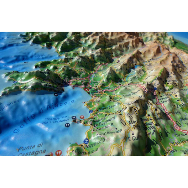 3Dmap Mappa Regionale La Corse