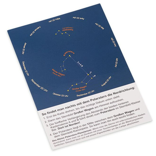 AstroMedia Carta Stellare Polarsternfinder Postkarte