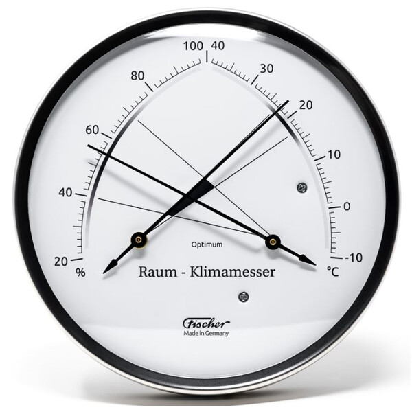 Fischer Stazione meteo room climate meter stainless steel synthethic