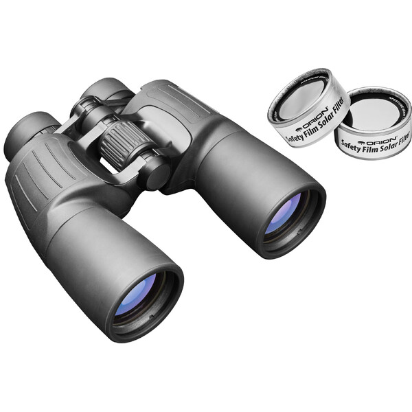 Orion Binocolo 10x50 E-Serie con set di filtri solari