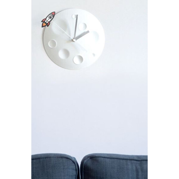 suck UK Orologio Rocket Moon Clock