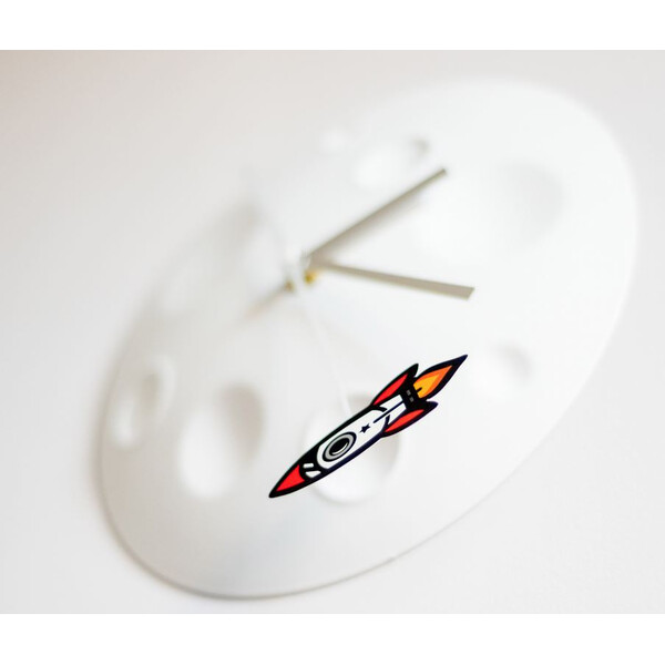 suck UK Orologio Rocket Moon Clock