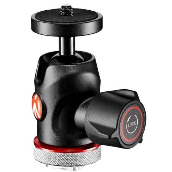 Manfrotto Treppiede- testa a sfera MH492LCD-BH Micro with hot shoe