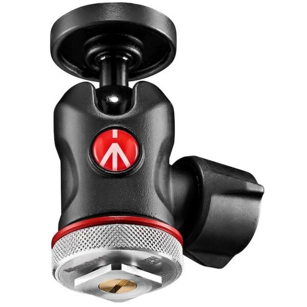 Manfrotto Treppiede- testa a sfera MH492LCD-BH Micro with hot shoe