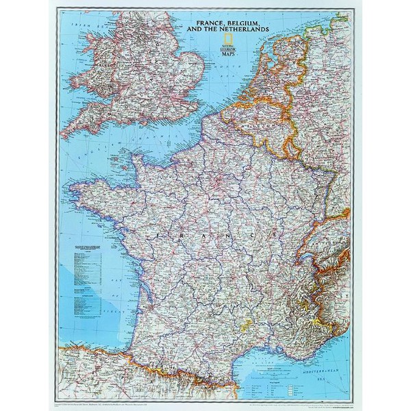 National Geographic Mappa Francia