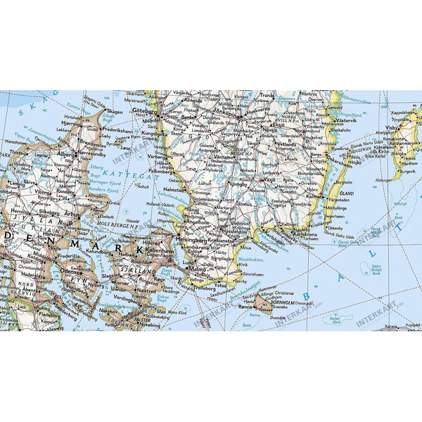 National Geographic Mappa Regionale La Scandinavia