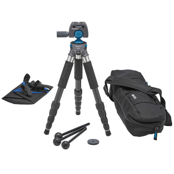 Novoflex Treppiede Carbonio TrioPod Travelset con MagicBall Mini
