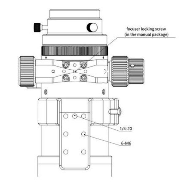 Sharpstar Rifrattore Apocromatico AP 61/270 EDPH II OTA