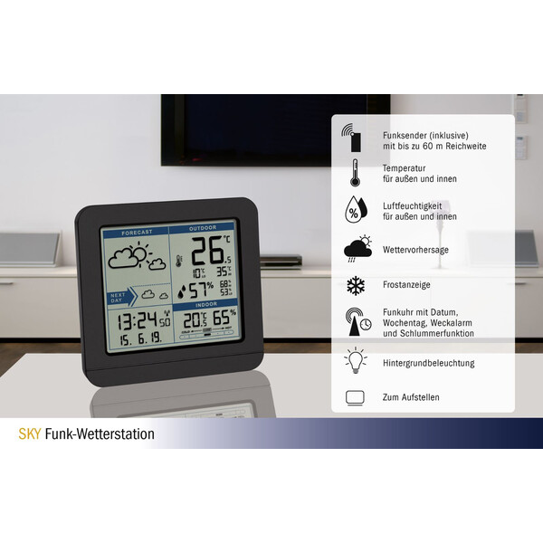 TFA Stazione meteo Weather station Sky black