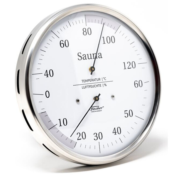 Fischer Stazione meteo Termometro igrometro per sauna 160 mm