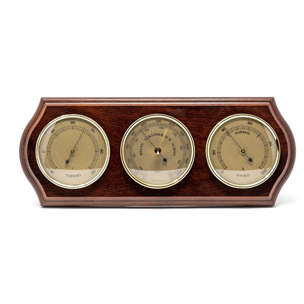 Fischer Stazione meteo 63mm Mahagoni