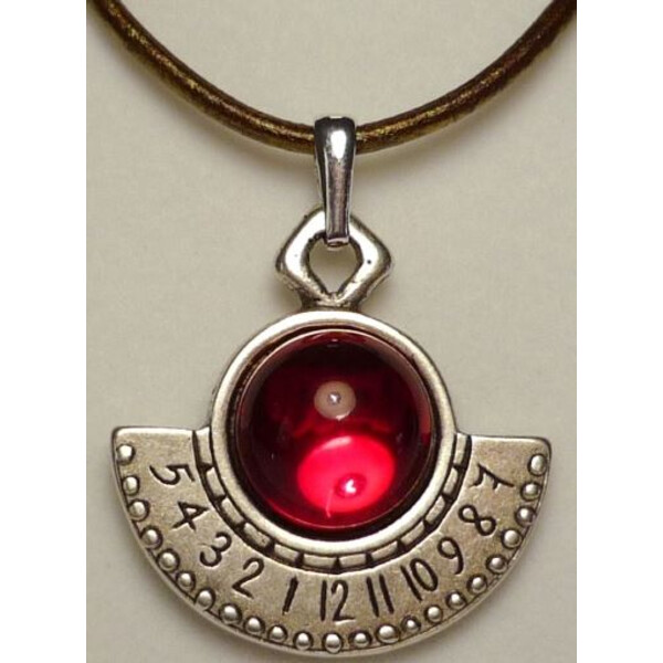 Ragalaxys Necklace Hypatia Sundial Red