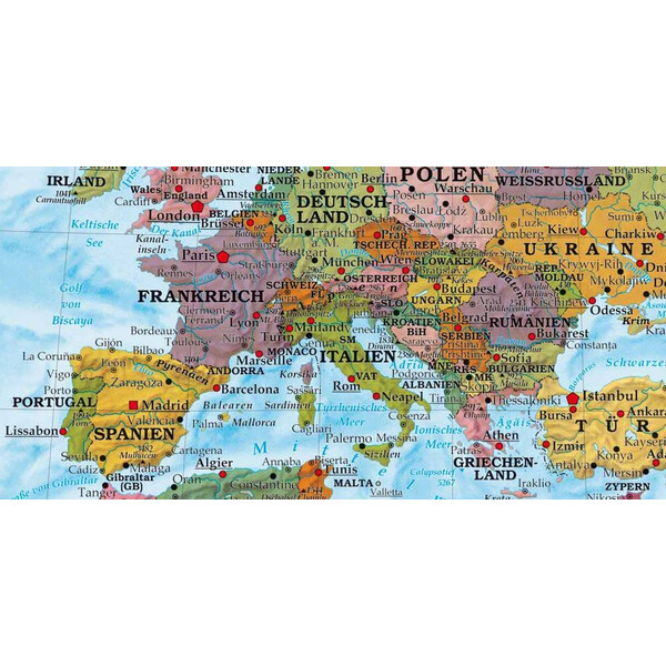 freytag & berndt Mappa del Mondo politica (100 x 70 cm)