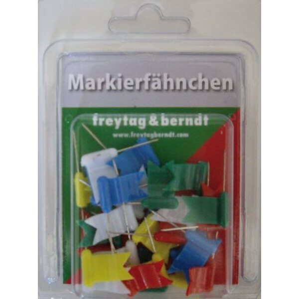 freytag & berndt Bandierine segnaposto colorate miste 30 pezzi