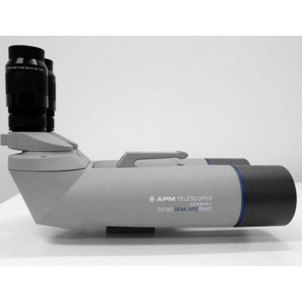 APM Binocolo Binocoli 70 mm 90° non ED 1,25 con Oculari UF 24 mm e custodia