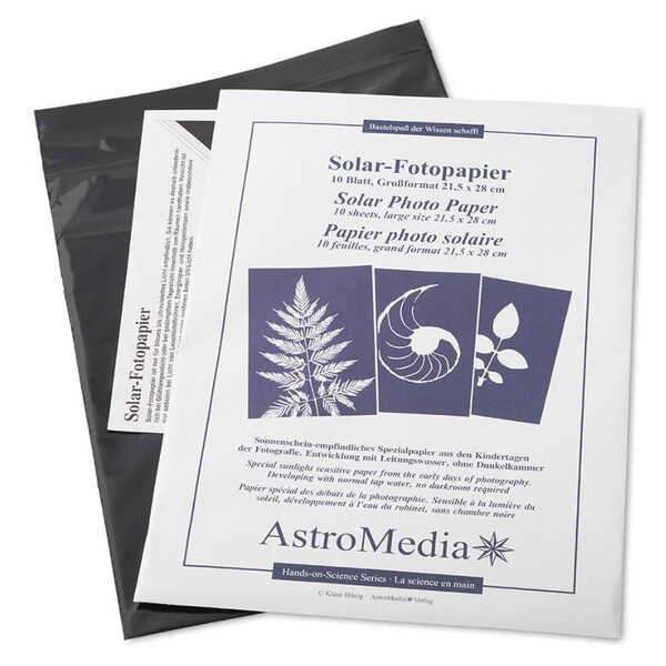 AstroMedia Kit Das Solar-Fotopapier 21,5 x 28 cm