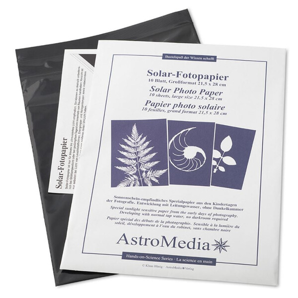 AstroMedia Kit La carta fotografica solare 21,5 x 28 cm