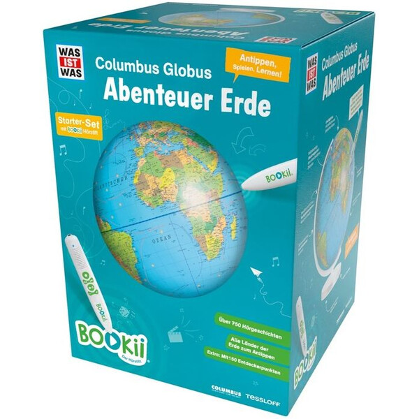 Tessloff-Verlag Globo per Bambini BOOKii Globus mit Stift 34cm