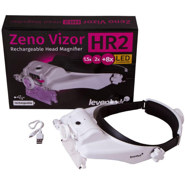 Levenhuk Lente d`Ingrandimento Zeno Vizor HR2 rechargeable