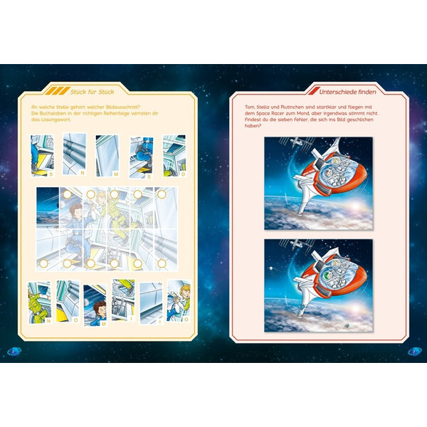 Tessloff-Verlag Il piccolo Major Tom. Divertimento con i puzzle della luna