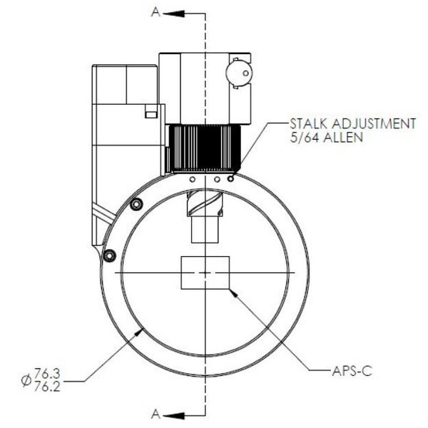 Optec Guida fuori asse Sagitta Off-Axis Guider motorisiert