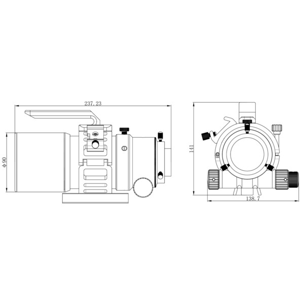 Omegon Rifrattore Apocromatico Pro APO AP 61/335 ED OTA + Risultati del test