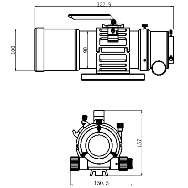 Omegon Rifrattore Apocromatico Pro APO AP 76/418 Tripletto OTA + Risultati del test