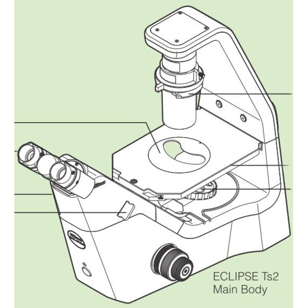 Nikon ECLIPSE Ts2, LED,  quintuple, r