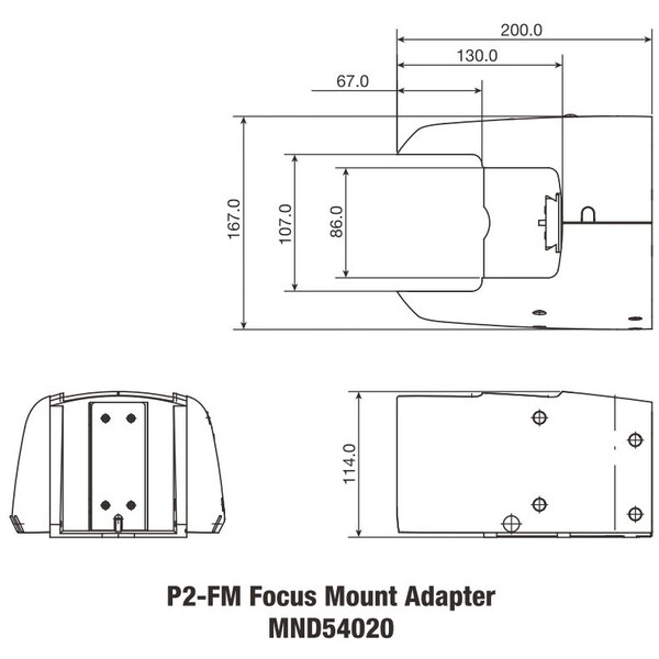 Nikon Porta testa P2-FM Focusing Mount Adapter