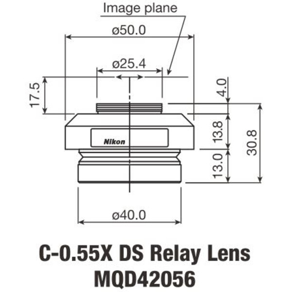 Nikon Adattore Fotocamera C-Mount-Adapter 0,55x