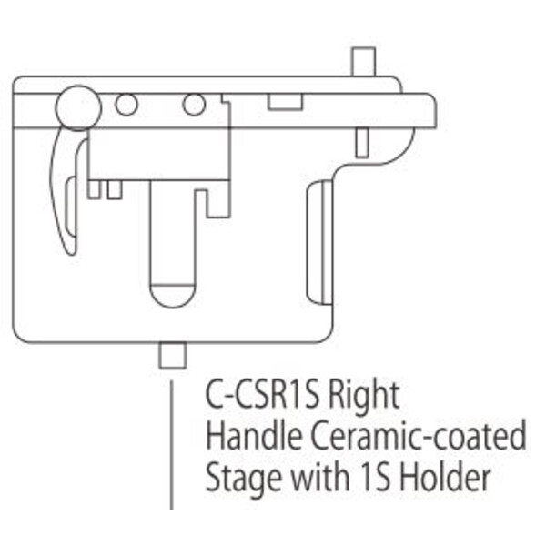 Nikon C-CSR1S Right Handle Ceramic Stage with 1S Holder