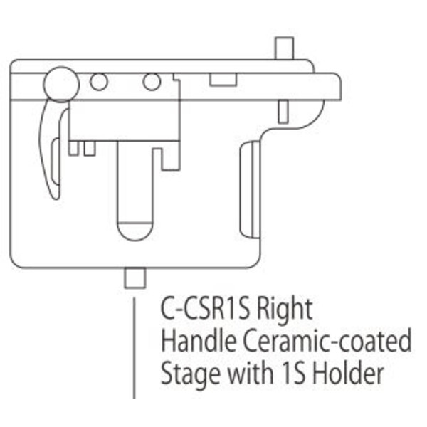 Nikon C-CSR1S Palcoscenico ceramico con impugnatura destra e supporto 1S