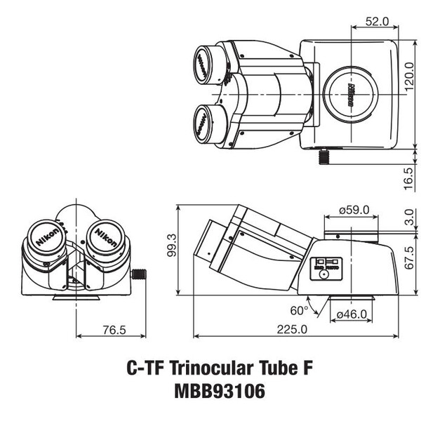 Nikon Tubo trinoculare C-TF F