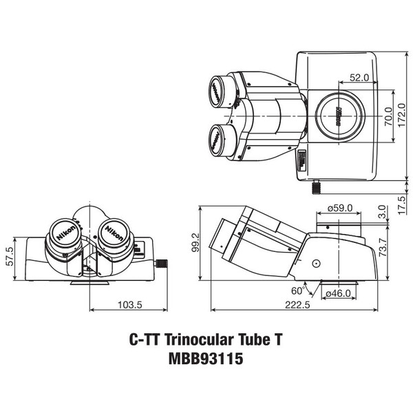 Nikon C-TT Trinocular Tube T