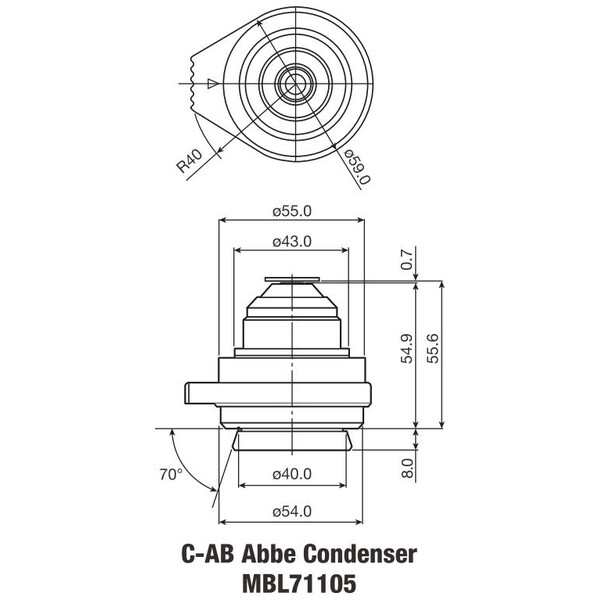 Nikon Condensatore C-C Abbe N.A. 0.90)