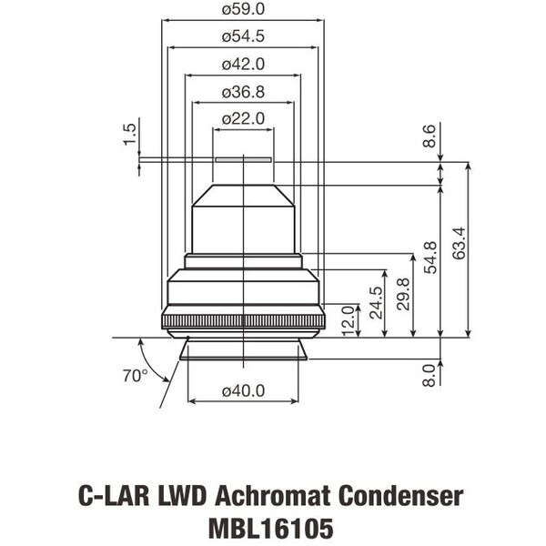 Nikon Condensatore Achromat LWD A.A. 10 mm